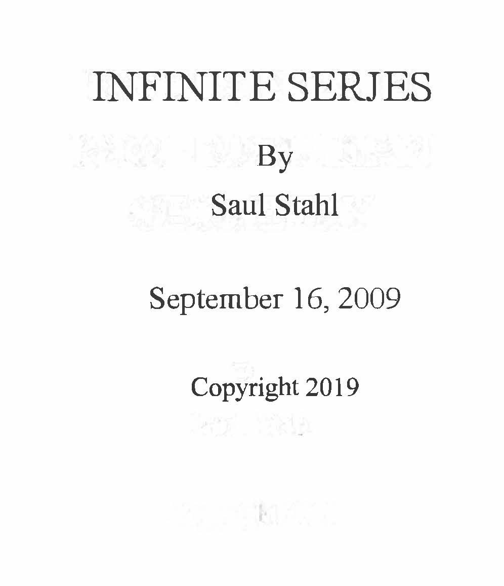 Infinite Series